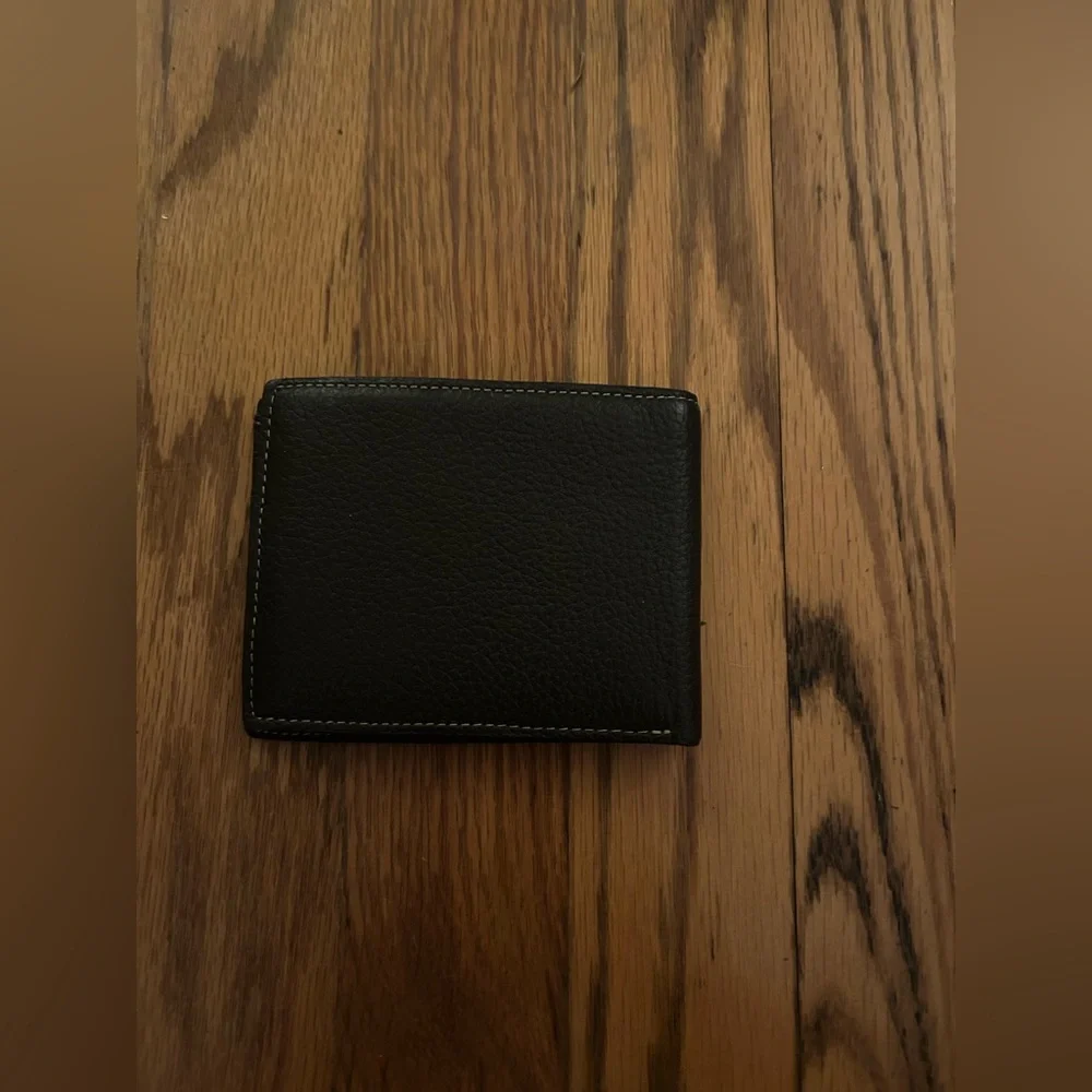 Michael Kors Dark Brown/Black Minimalist Classic Wallet